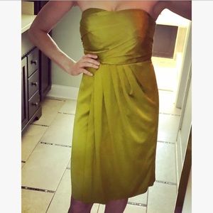 The Limited Green/gold Dress